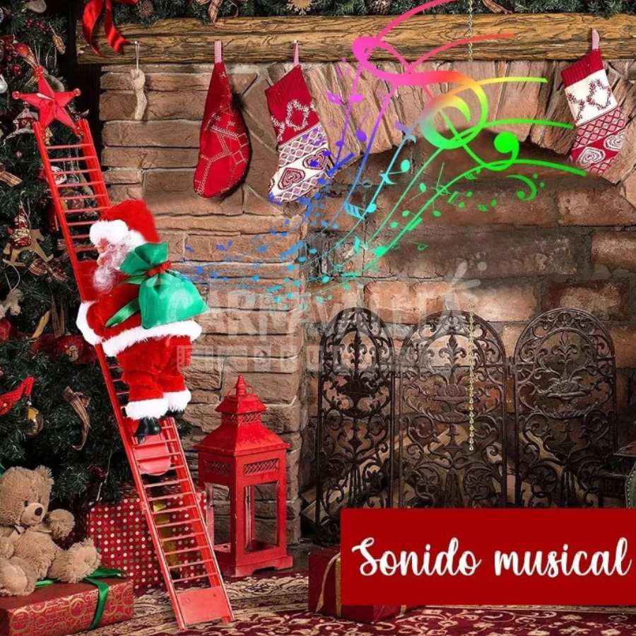 Santa Claus Escalera Musical Navidad - 🎁 Promoción «Antes de Navidad